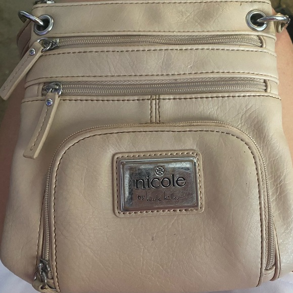 Nicole by Nicole Miller Cream Crossbody Bag - Picture 1 of 2